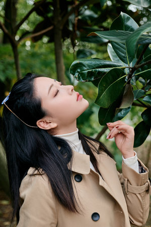 商务旅行女戴帽子hb80